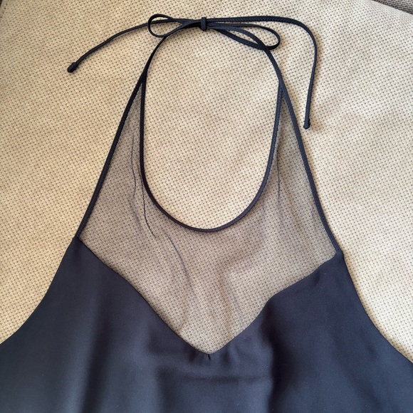 Aritzia Babaton | Mesh Halter Neck Top - Picture 2 of 4